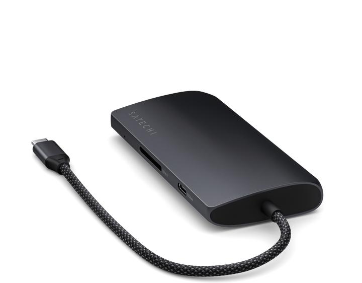 Image du produit Satechi USB- C multiport 8k avec Ethernet (USB-C, 8 Ports)