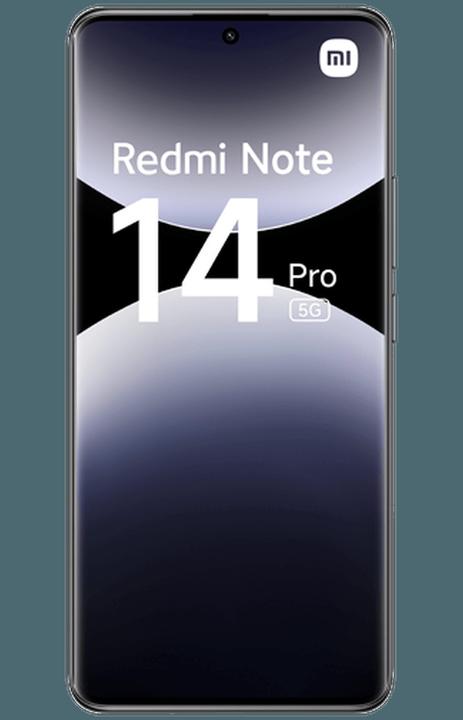 Actual product image Xiaomi Redmi Note 14 Pro 5G (512 GB, Midnight Black, 6.67", Dual SIM, 5G)