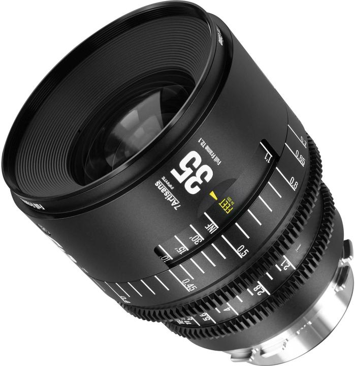 Image du produit 7artisans 35T21B-PL INF 35mm T2.1 INFINTE PL Mount (Black) (Arri PL, Plein format)