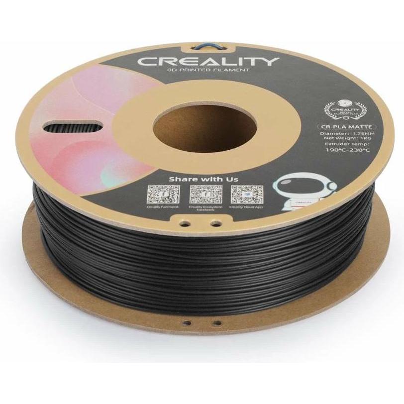 Creality Filament (PLA, 1.75 mm, 1000 g, Schwarz), 3D Filament, Schwarz
