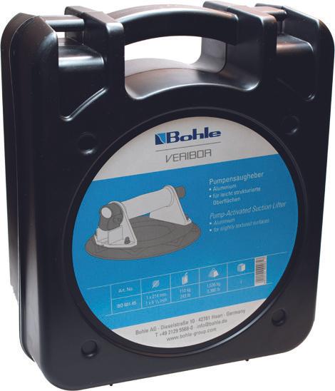 Actual product image Veribor Vacuum carrying handle with hand pump (110 kg)