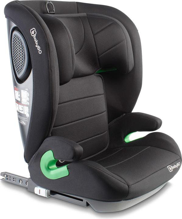 Produktbild BabyGo Safechild 2, schwarz (Kindersitzerhöhung, ECE R129/i-Size Norm)