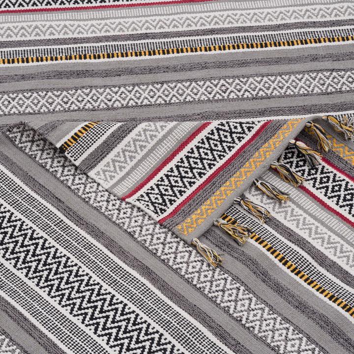 Actual product image Pergamon Kelim Baumwolle Natur Teppich Grace (140 x 200 cm)