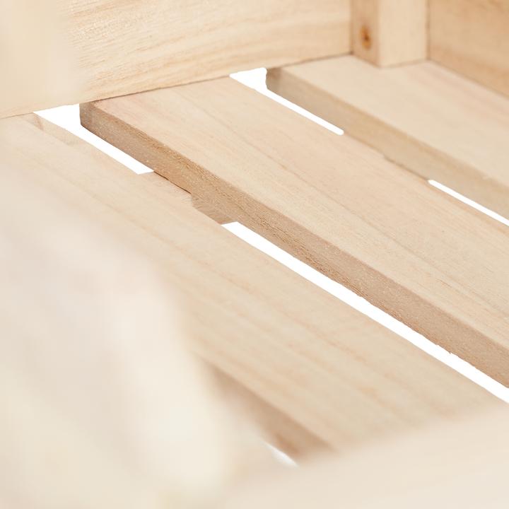 Actual product image Relaxdays Wooden stacking boxes (27.5 x 38 x 20 cm)