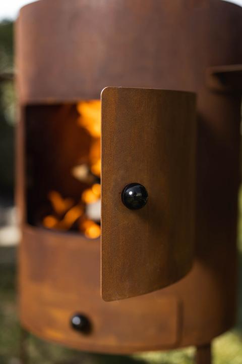 Actual product image Feu du Jardin Outdoor and Fondue Oven Deluxe rust