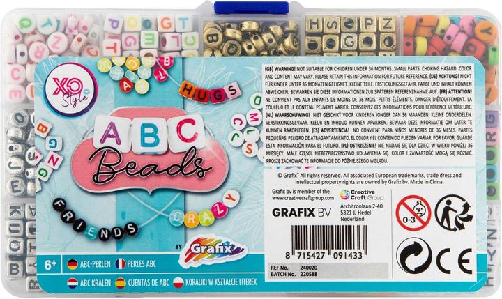 Image du produit Grafix Perles de lettres