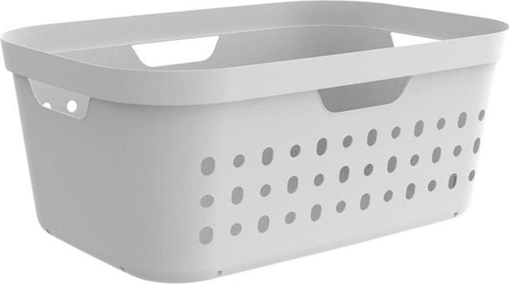 Rotho Cesto per la biancheria Jona 39 l, bianco (39 l)