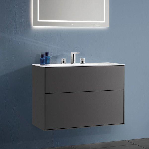 Produktbild Villeroy & Boch Villeroy und Boch Finion Waschtischunterschrank F7100, 1600x603x501mm, Abdeckplatte White Matt