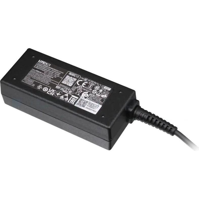 Acer AC Adapter DELTA, 45W, USB-C - Black (45 W), Notebook Netzteil, Schwarz