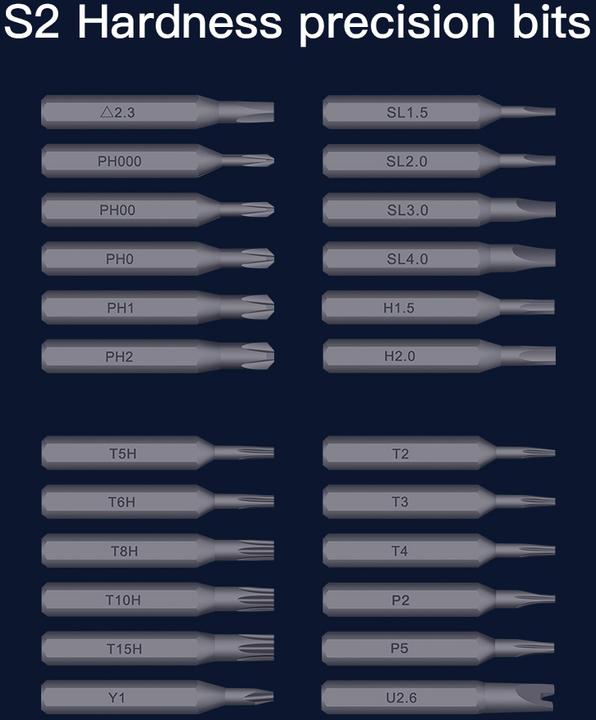 Actual product image UF-Tools by King'sdun UF-Tools 28 in 1 Precision Mechanics Set