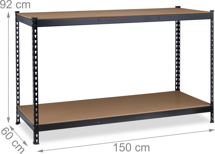 Actual product image Relaxdays Workbenches (150 cm, 60 cm)