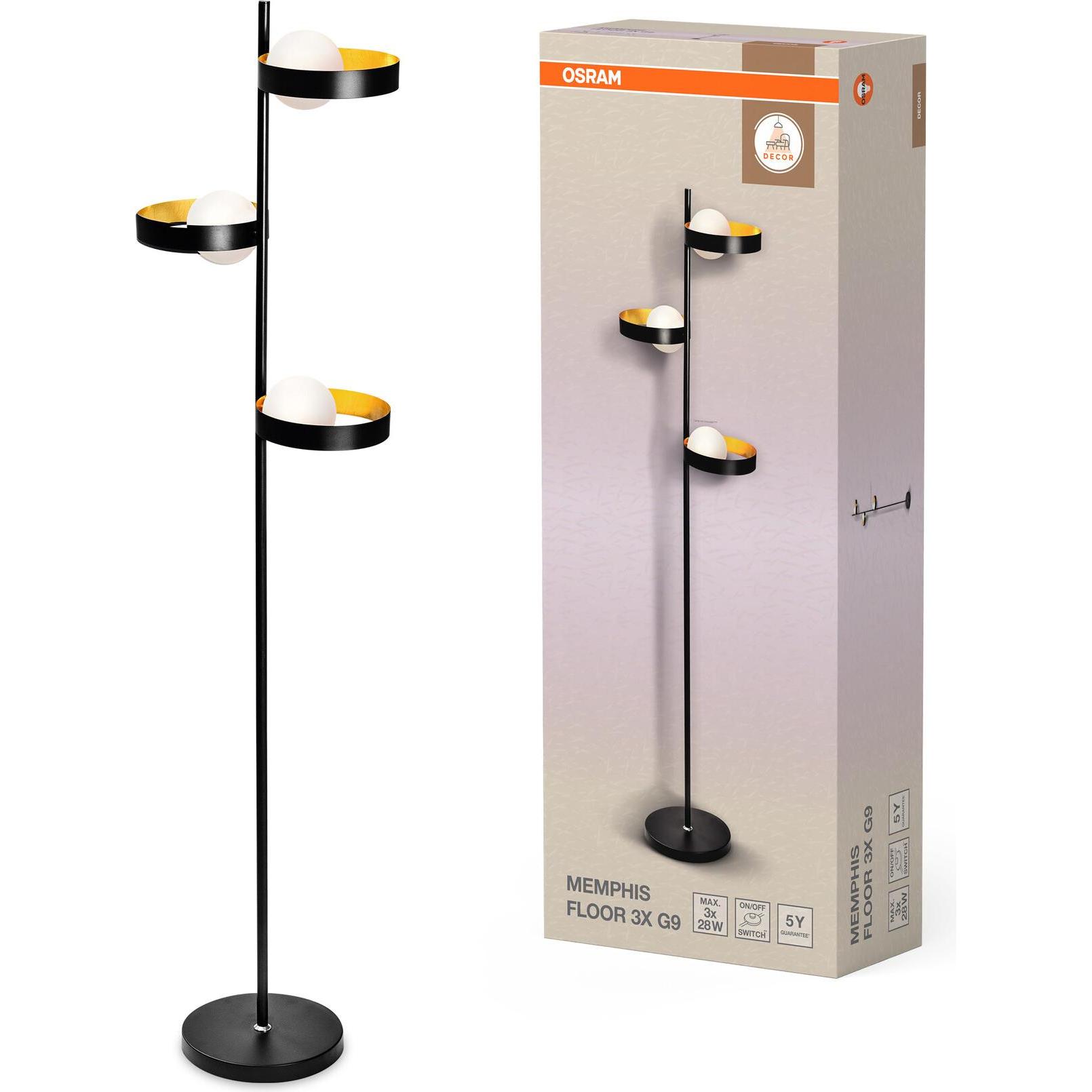 Osram, Lampada a stelo, Decor Memphis Floor 3 x G9 (G9)
