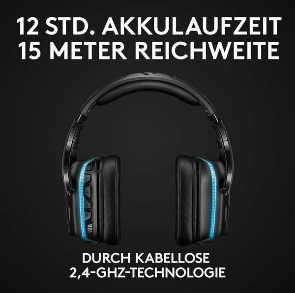 Image du produit Logitech G G935 Son surround sans fil 7.1 LIGHTSYNC pour les jeux - 2,4 GHz - EMEA (Sans fil)