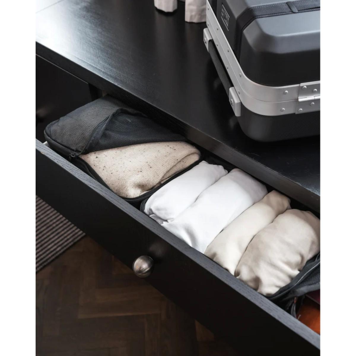 Thumbnail - D_b_, Packsack, Essential Packing Cube L Black Out, Schwarz