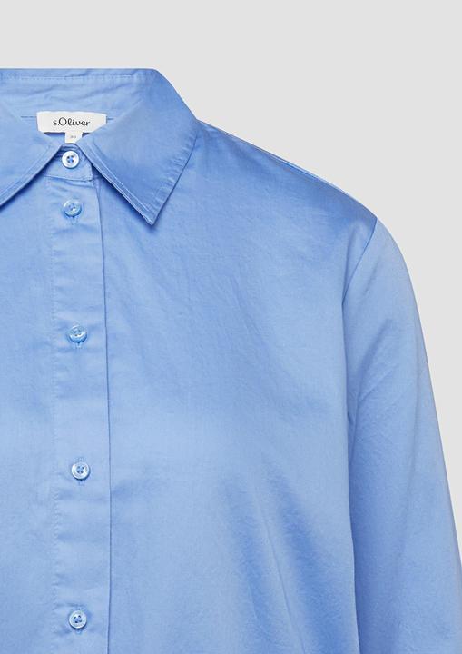 Immagine prodotto s.Oliver Bluse Baumwollsatin-Bluse mit Raffung (36)