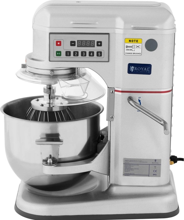 Produktbild Royal Catering Teigknetmaschine Planetenrührwerk 7 l 650 W Planetenrührmaschine (650 W)