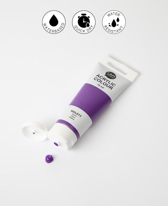 Actual product image I Am Creative Basic acrylic, water-based acrylic paint, 75 ml (75 ml)