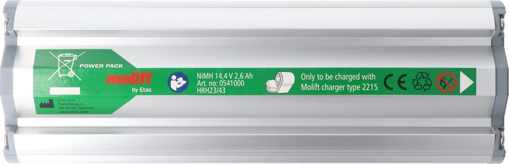 Actual product image AccuCell Battery Molift Power Pac QR, Smart - 0541000 (Device specific, 3000 mAh)