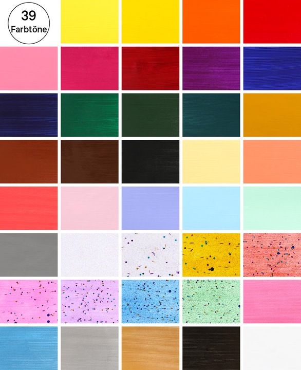 Produktbild I Am Creative Basic Acryl, Acrylfarbe auf Wasserbasis, 75 ml (Metallic, Schwarz, 75 ml)