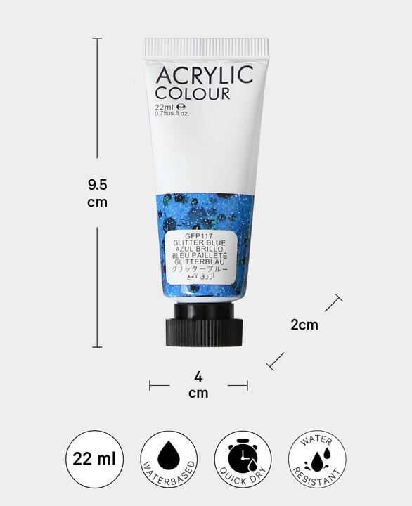 Produktbild I Am Creative Basic Acryl Set, Acrylfarben auf Wasserbasis (22 ml)
