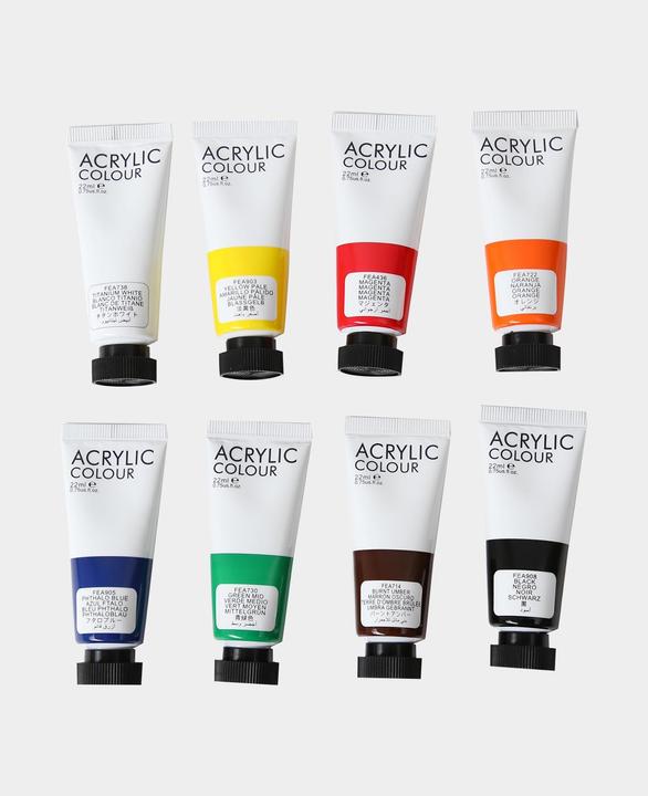 Produktbild I Am Creative Basic Acryl Set, Acrylfarben auf Wasserbasis (22 ml)