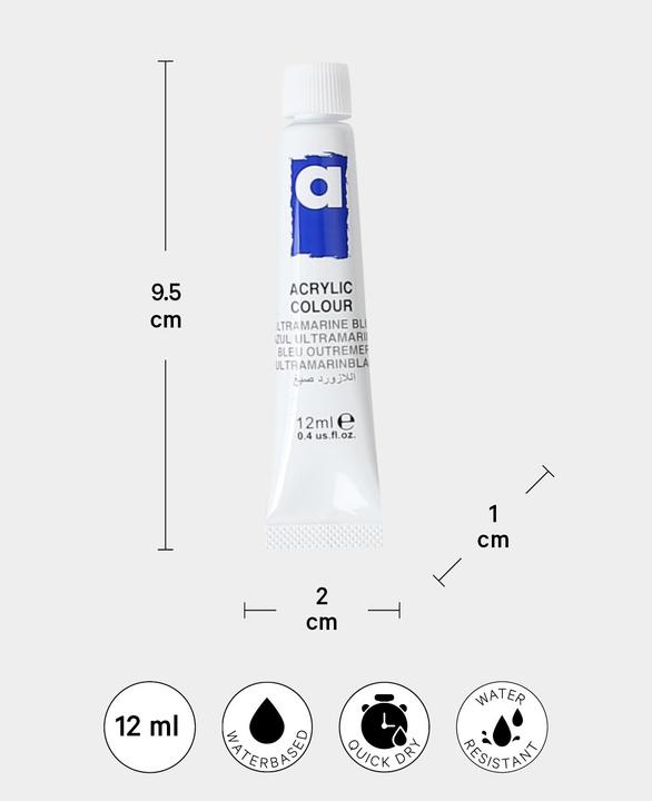 Produktbild I Am Creative Basic Acryl Set (Bunt, 12 ml)