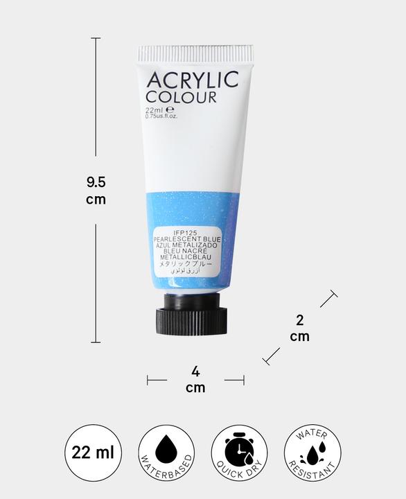 Produktbild I Am Creative Basic Acryl Set, Acrylfarben auf Wasserbasis (22 ml)
