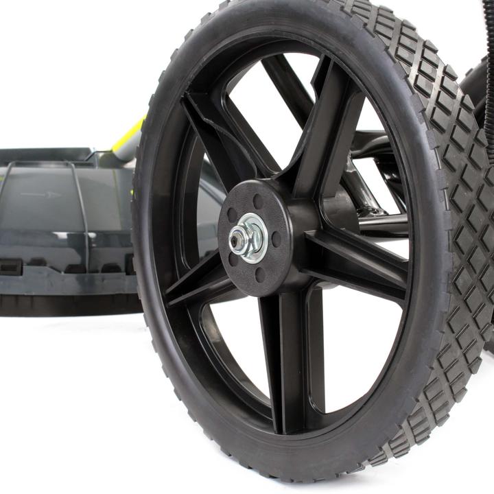 Image du produit Wiltec Débroussailleuse à essence sur Roues 1,9 kW Appareil 2-en-1 Débroussailleuse Coupe-bordures (Lame de coupe en métal, Fils coupe-herbe)