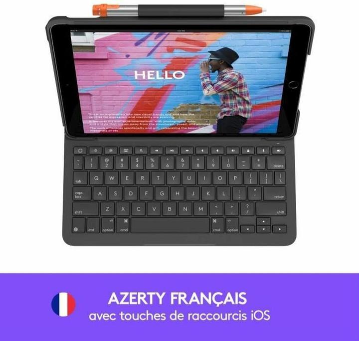 Actual product image Logitech Slim Folio (French)
