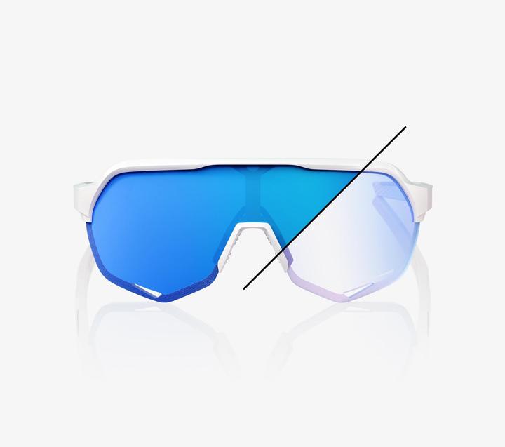 Image du produit 100% S2 LE - Bastille (Blanc, Blue Mirror Photochromic)