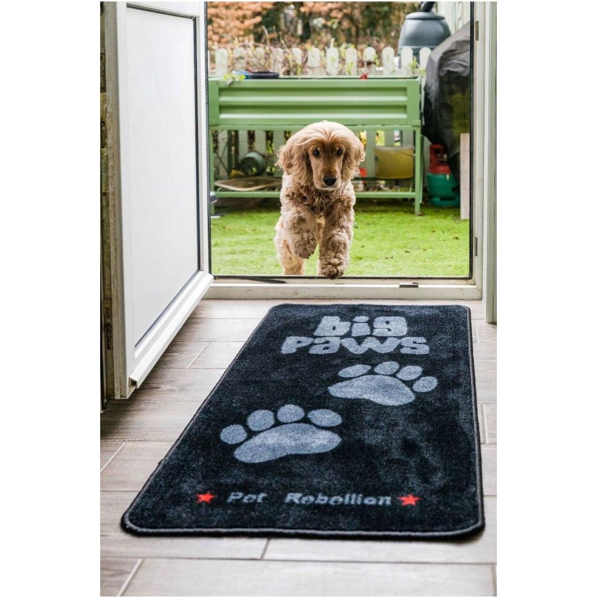 Thumbnail - Pet Rebellion Barrier Rug - Paws - 57x110cm - (869134131200) (Hund), Hundebett + Katzenbett