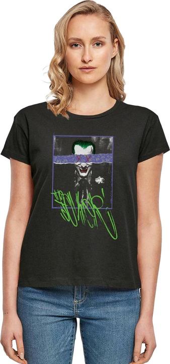 Actual product image Batman Womens/Ladies Joker Boyfriend T-Shirt (XL)
