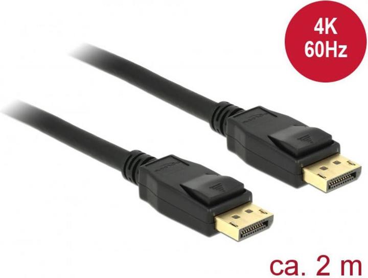 Image du produit Delock DisplayPort — DisplayPort (2 m, DisplayPort, 1.2)