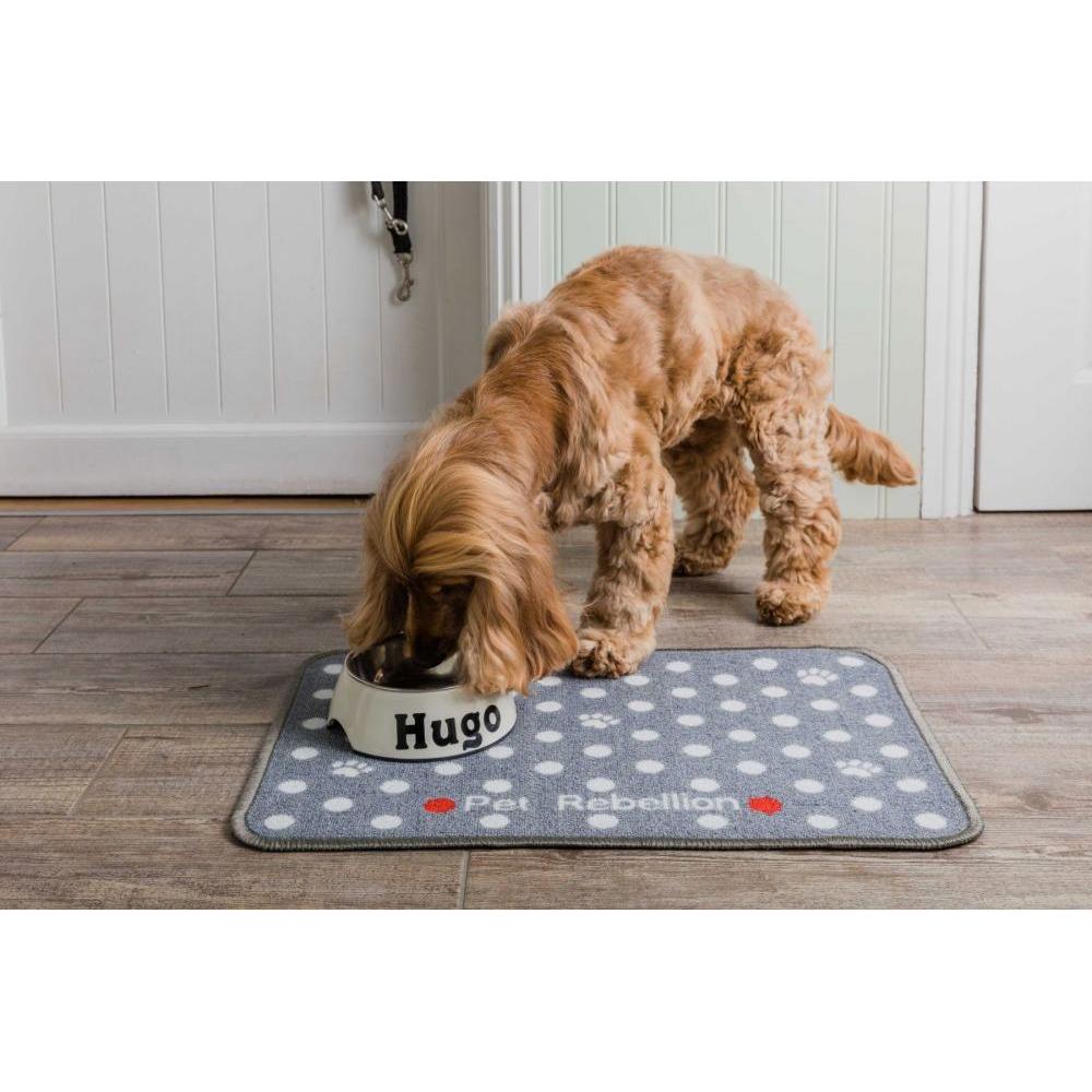 Thumbnail - Pet Rebellion Absorbent Food Mat - Paw Dots - 40x60cm - (869134133548), Futternapf Zubehör