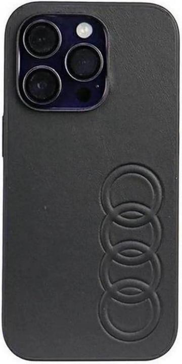Audi Synthetic Leather iPhone 14 Pro 6.1" czarny/black hardcase AU-TPUPCIP14P-TT/D1-BK (Apple iPhone 14 Pro)