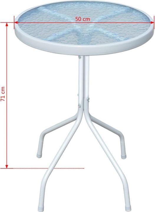 Produktbild vidaXL Gartenmöbelset (50 x 71 cm)