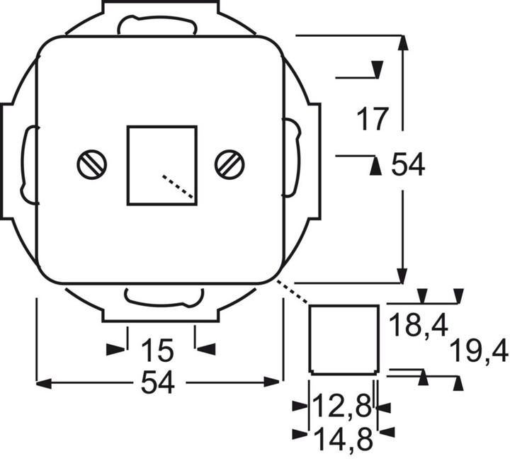 Actual product image Busch-Jaeger Central disk