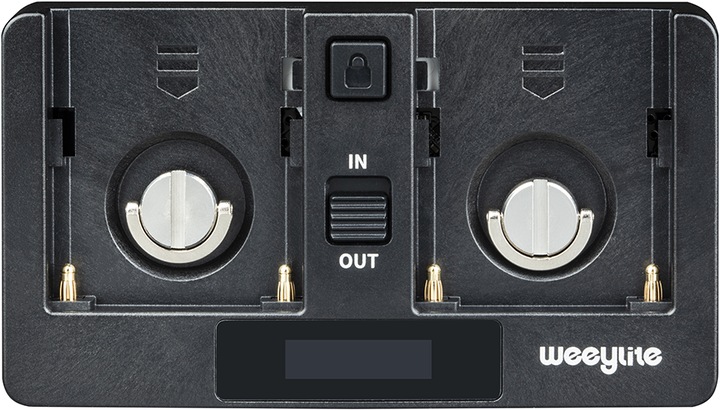 Actual product image Weeylite WB2 Adapter for NP-F batteries