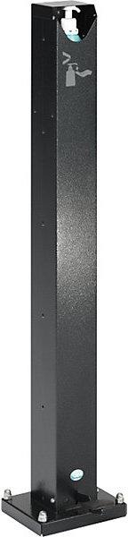 Actual product image VAR Disinfection column 120 with pedal antique silver for all Euro bottles up to 1 L, without