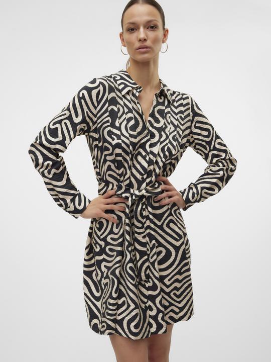 Immagine prodotto Vero Moda VMVIGDIS Langes Kleid Hemdblusenkleid (L)