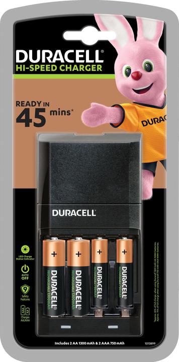 Actual product image Duracell Ion Speed 4000 (1 pcs., AA, AAA, 1300 mAh, Chargers without battery)