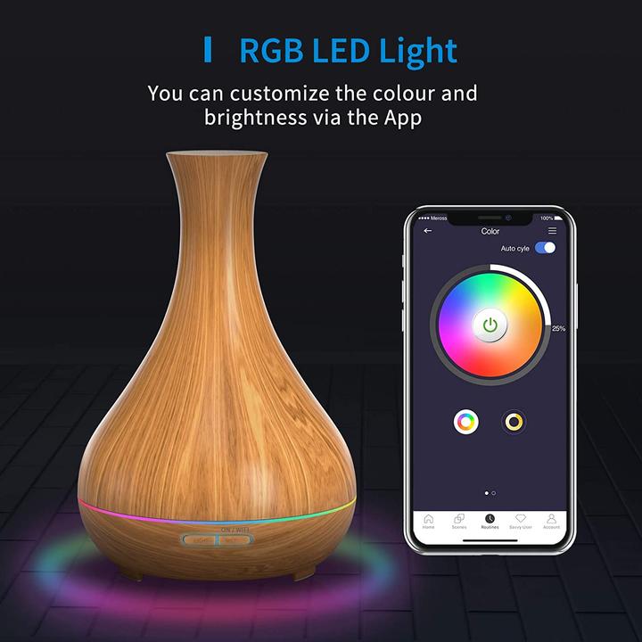 Image du produit Meross Diffuseur d'arômes sans fil (400 ml)