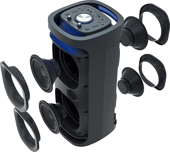 Produktbild Irradio IR-PS80 OMNIA4-Sound, Party-Lautsprecher mit RGB-LED (3.40 h)