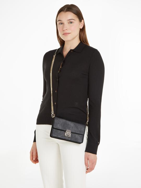 Immagine prodotto Tommy Hilfiger Borsa a tracolla Pushlock Small - Nero