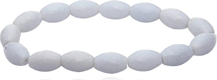 Immagine prodotto Leyda Bracciale in angelite (18 cm, Pietra colorata)