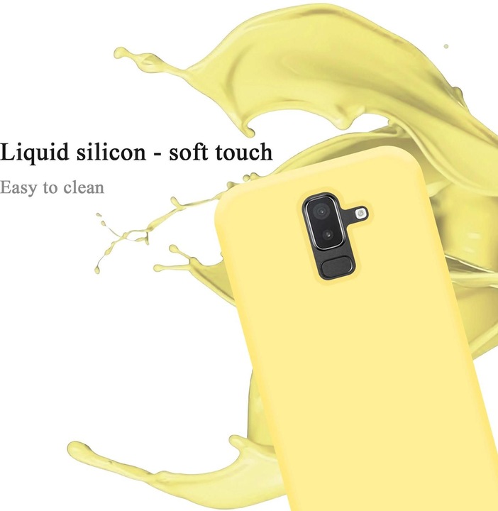 Produktbild Cadorabo TPU Liquid Silicone Case Cover (Samsung Galaxy J8 (2018))