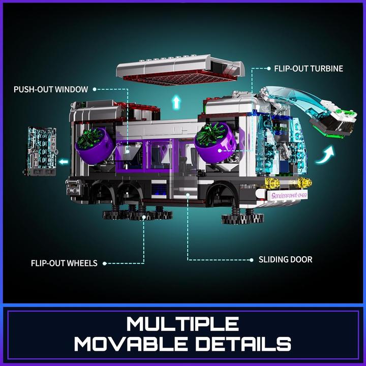 Image du produit Lumibricks Cyberpunk Bus