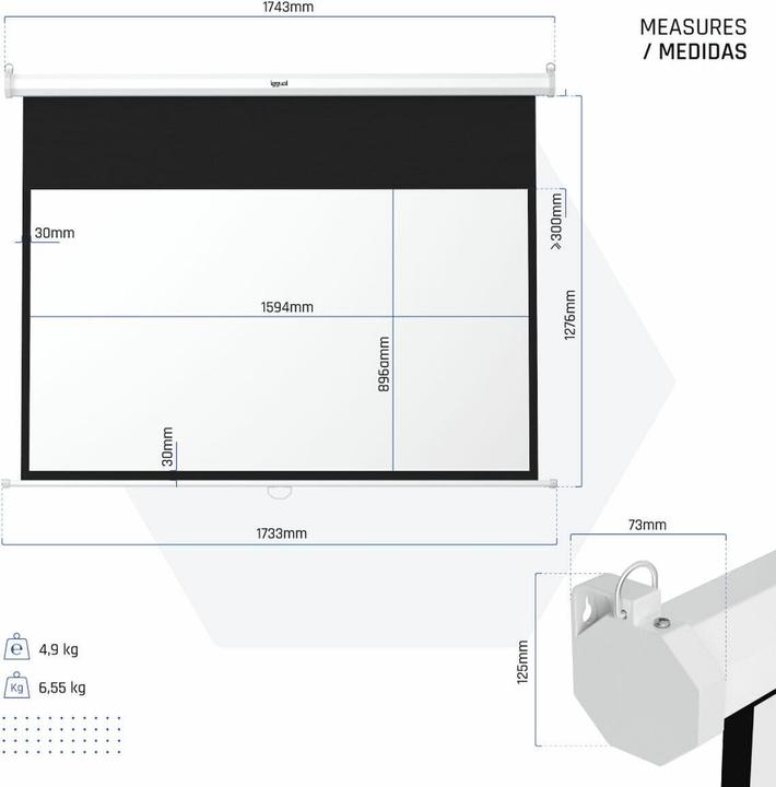 Produktbild Iggual PSIMS159 (72.05", 16:9)