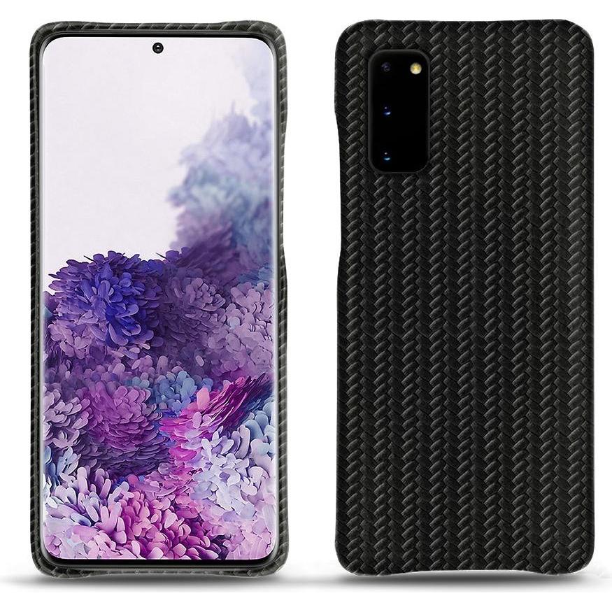 Noreve Lederschutzhülle (Samsung Galaxy S20), Smartphone Hülle, Schwarz