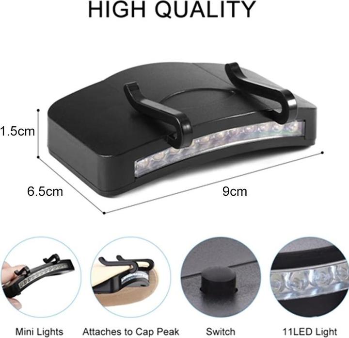 Produktbild Cbx 11 LED Caplight, Kopflampe, Clip-on-Kopflampe